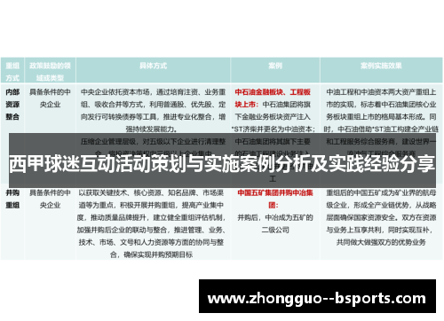 西甲球迷互动活动策划与实施案例分析及实践经验分享